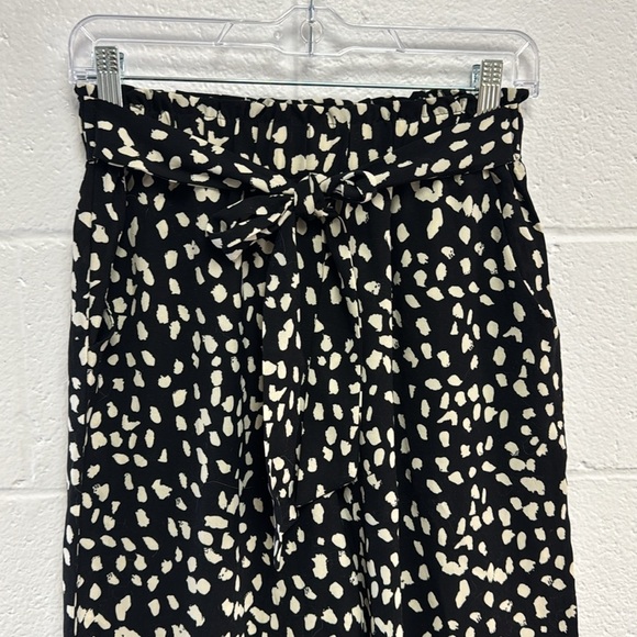 Wish Black and White Wide Leg Pants - Picture 3 of 6